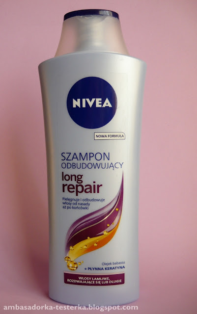 nivea long repair szampon opinie