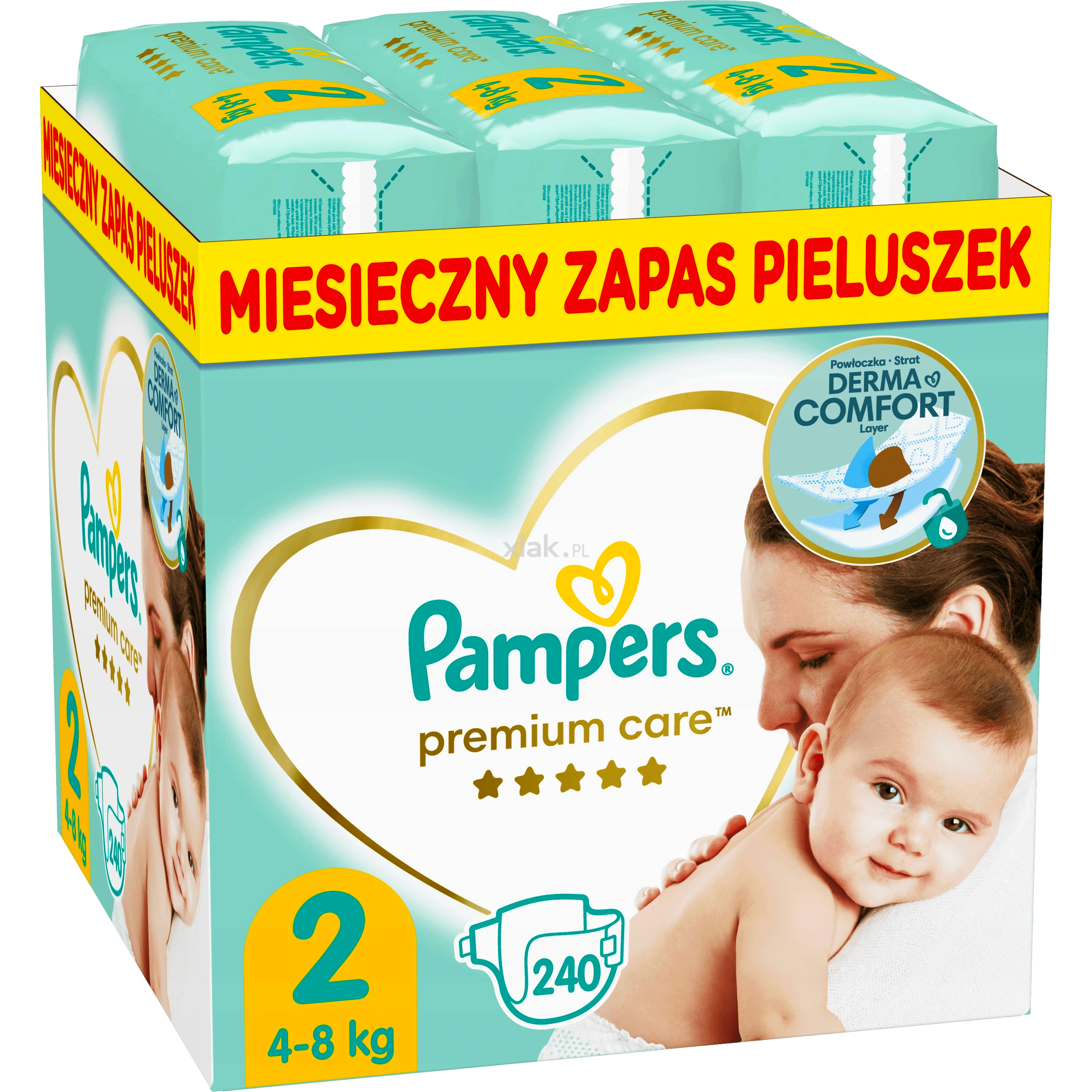 pieluchy pampers premium care 2 cena