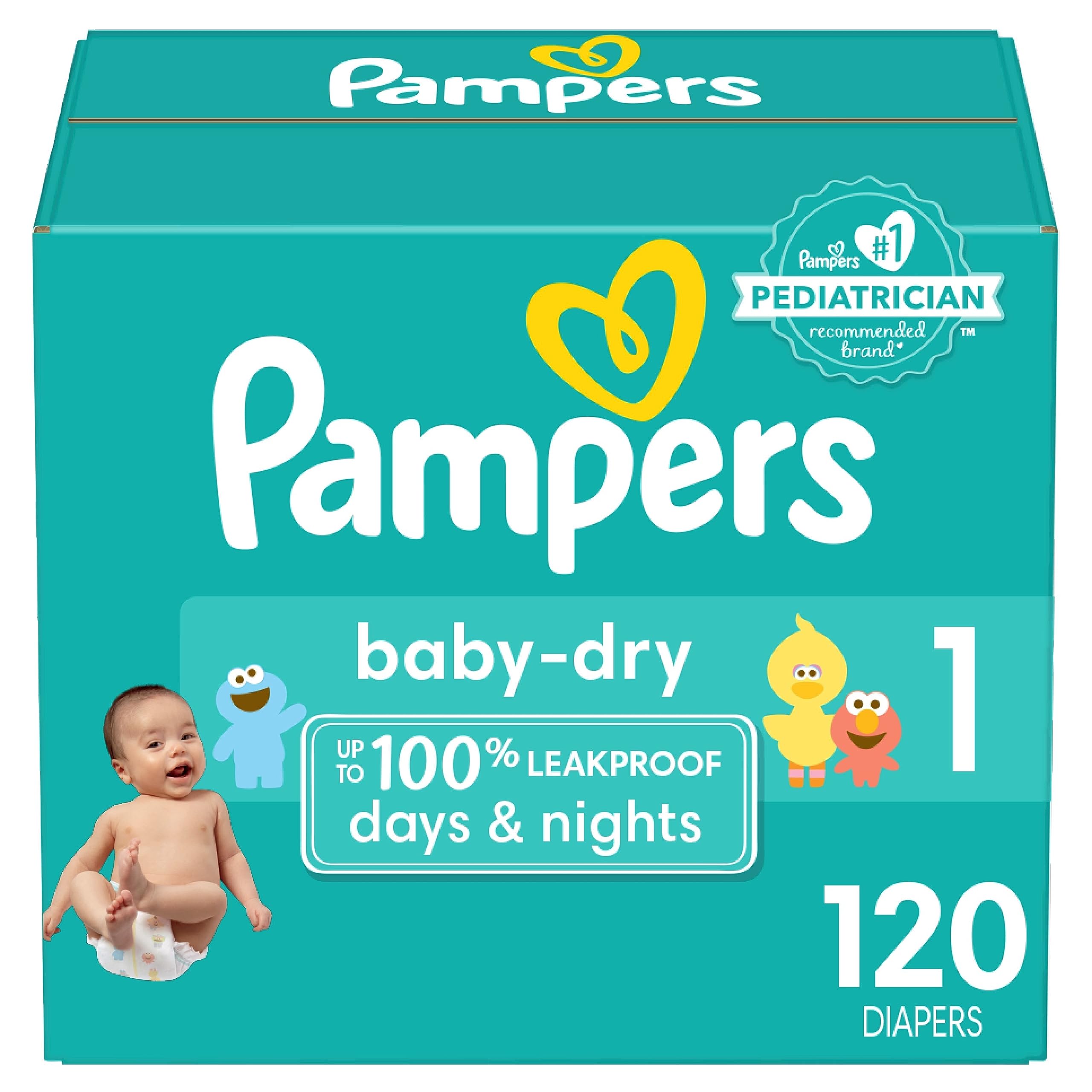 pampers 1 ile sztuk