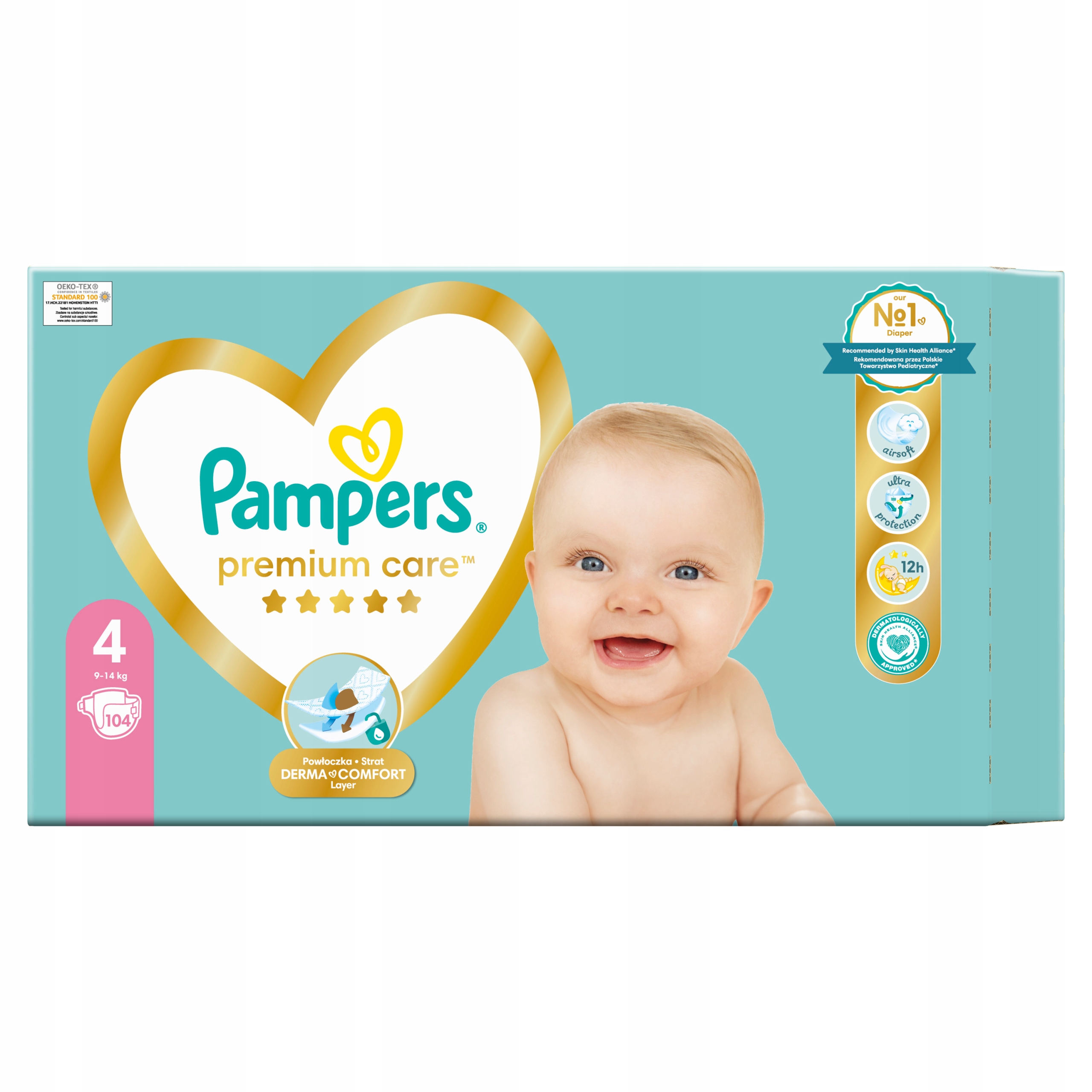 pampers pieluszki premium care 4 104 szt ceneo