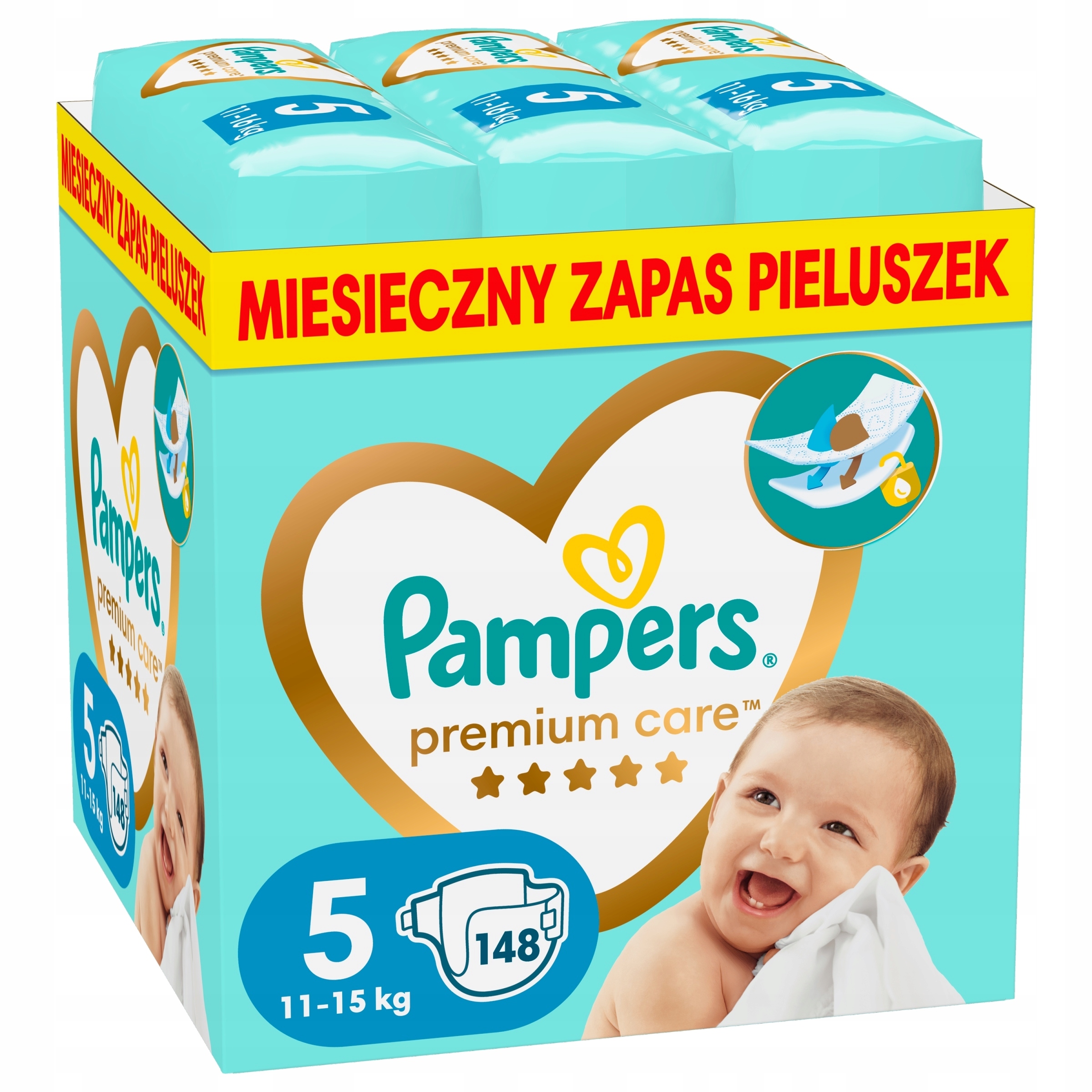 pieluszki pampers premium