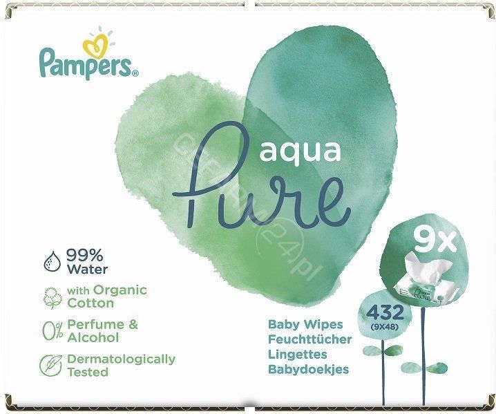 chusteczki pampers pure ceneo