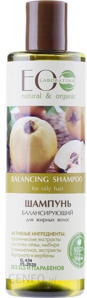 eco laboratorie szampon normalizujący do włosów przetłuszczających się 250 ml