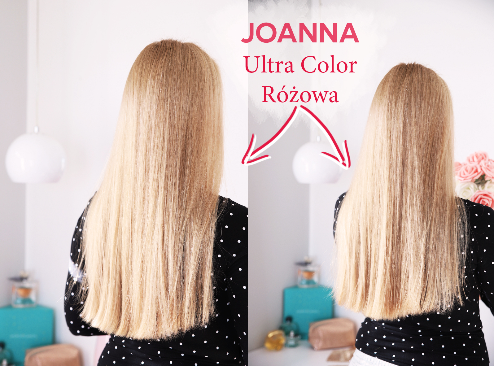 szampon joanna ultra color różowy