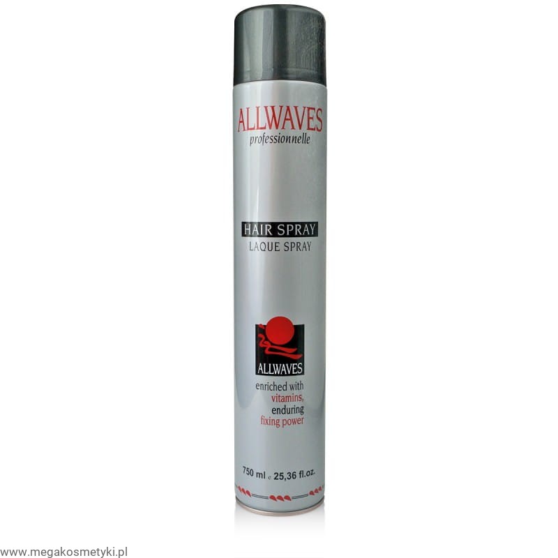 lakier do włosów 750 ml allwaves