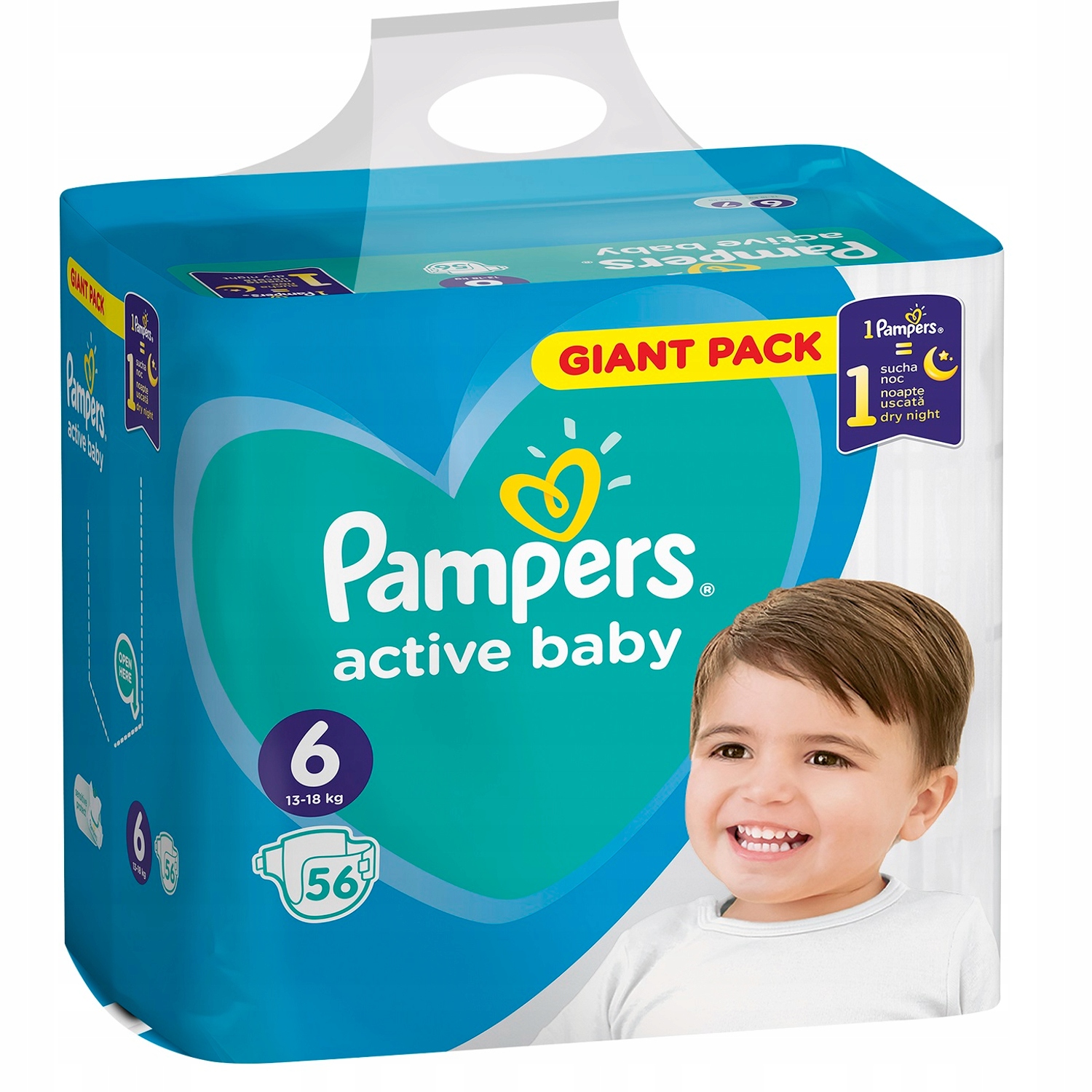 pampers active baby pieluchy rozmiar 6 extra large