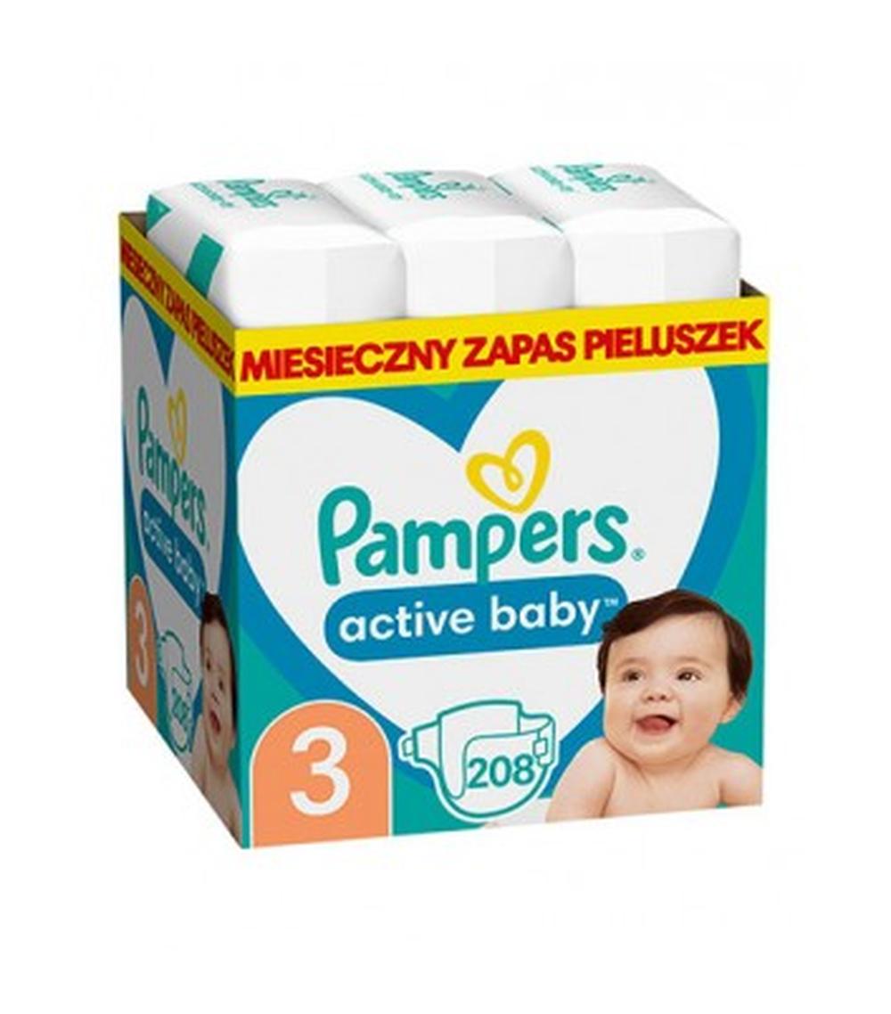 pampers 3 208 sztuk