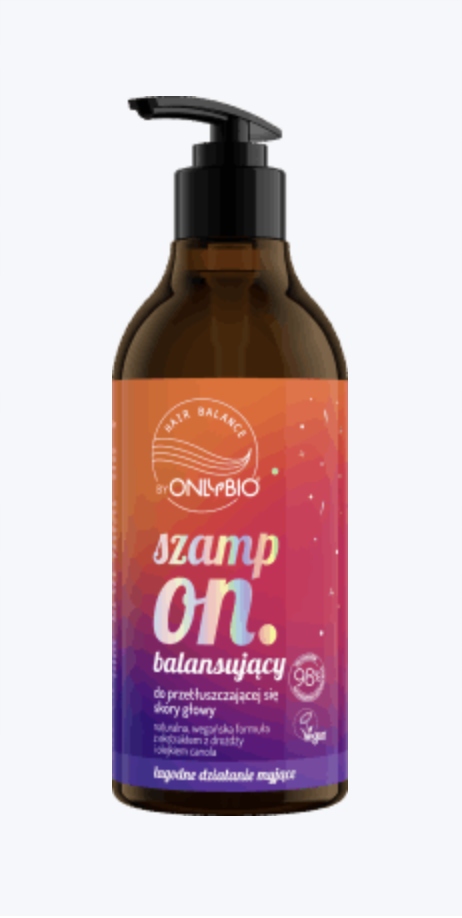 szampon włosy przetłuszczające się refill 500 ml onlybio