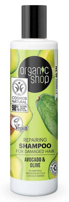 organic shop szampon do włosów rozświetlający kolor