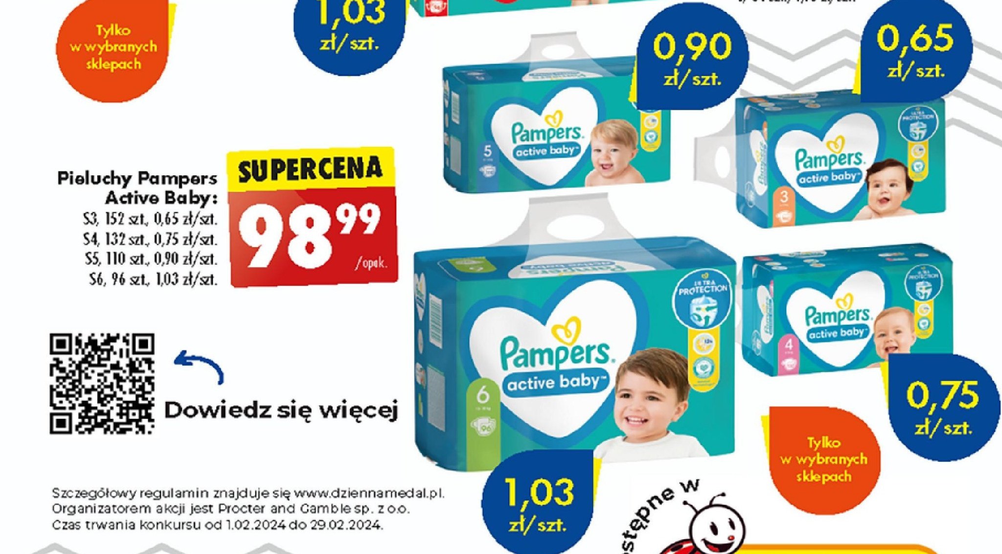 pampers active baby 4 promocja