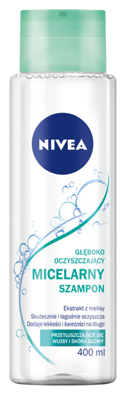 głęboko oczyszczający micelarny szampon nivea