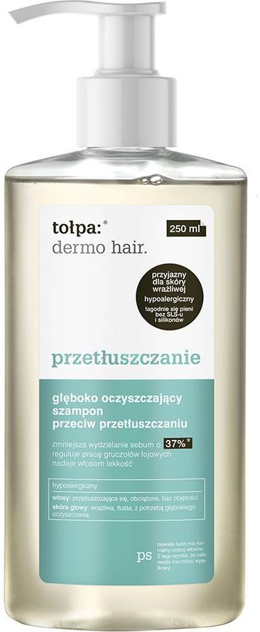 tołpa dermo hair szampon głęboko oczyszczający przeciw przetłuszczaniu opinie