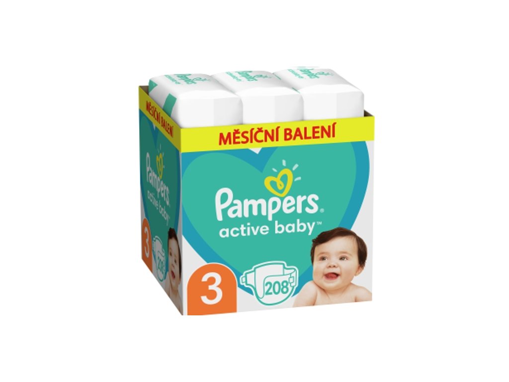 pampers active baby 3 208