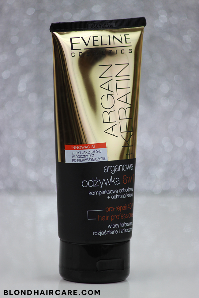 eveline argan & keratin arganowa odżywka do włosów 8w1