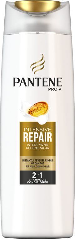 pantene szampon z odżywką 2w1 odżywianie i blask