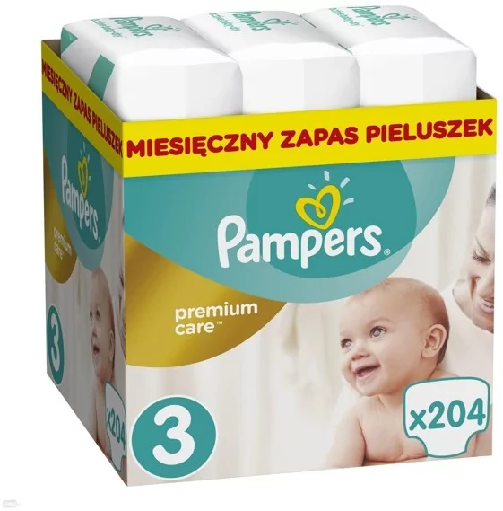 pampers premium care pieluchy rozmiar 3 midi 5-9kg