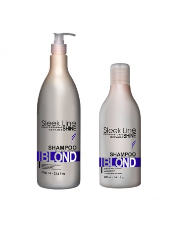 stapiz sleek line blond szampon do włosów z jedwabiem 1000ml