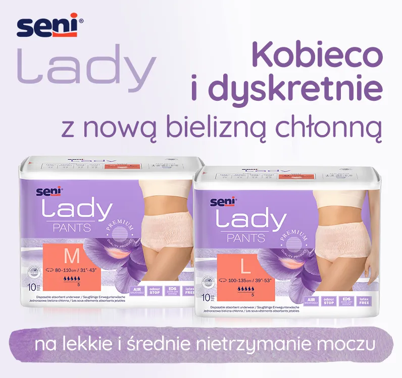 seni pans produkty do nietrzymania moczu pampers