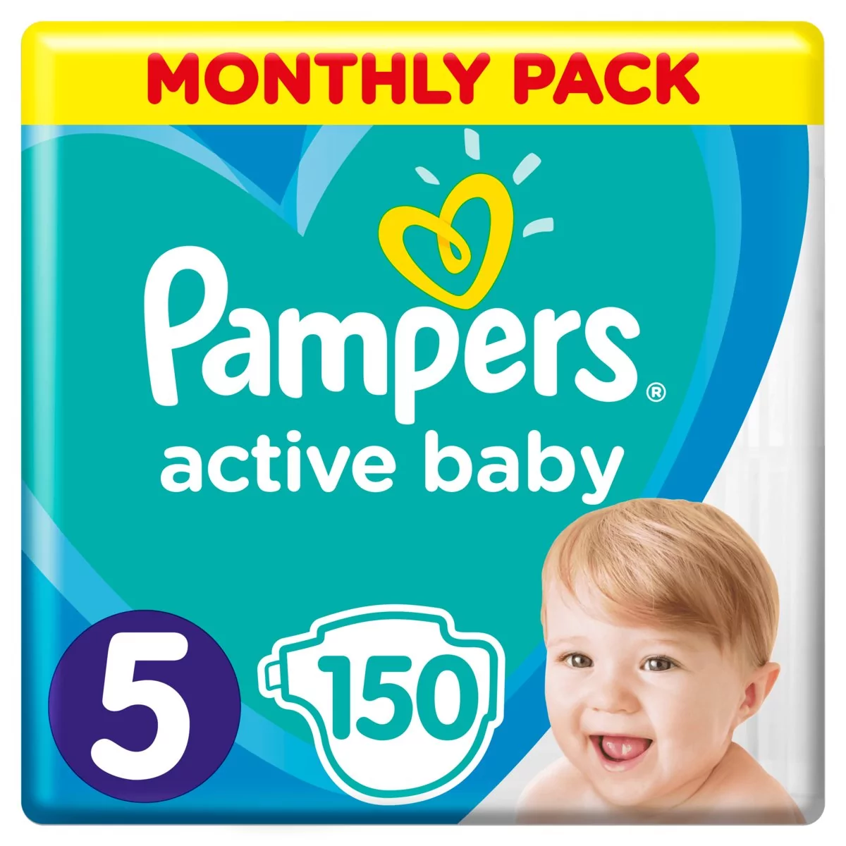 pampers active baby 4 pieluchy pieluszki 180szt