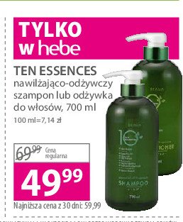 10 essences odżywka do włosów nawilżająco odżywcza opinie