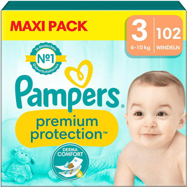 10 sztuk pampers premium care rozmiar 3