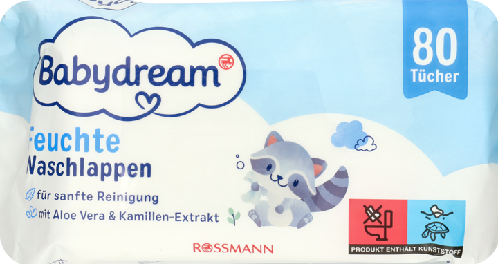 babydream chusteczki nawilżane dla niemowląt wielopaki