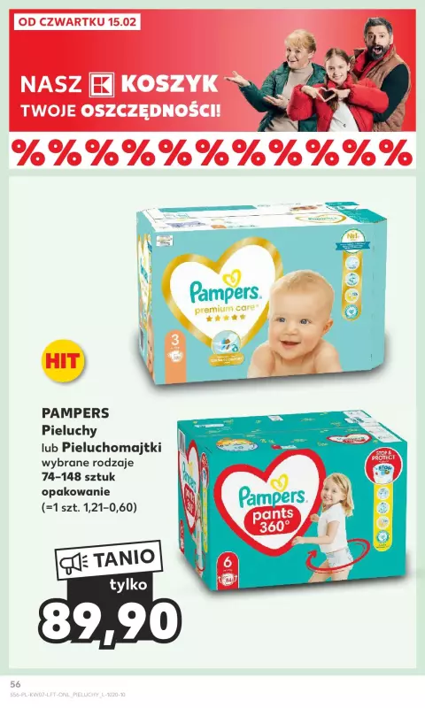 cena pampersow pampers 3-8kg 112szt