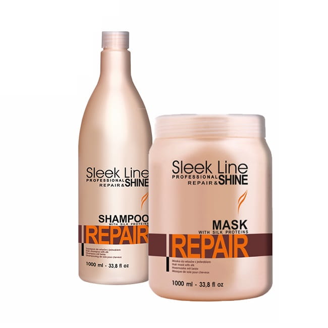 stapiz szampon z jedwabiem sleek line repair 1l opinie