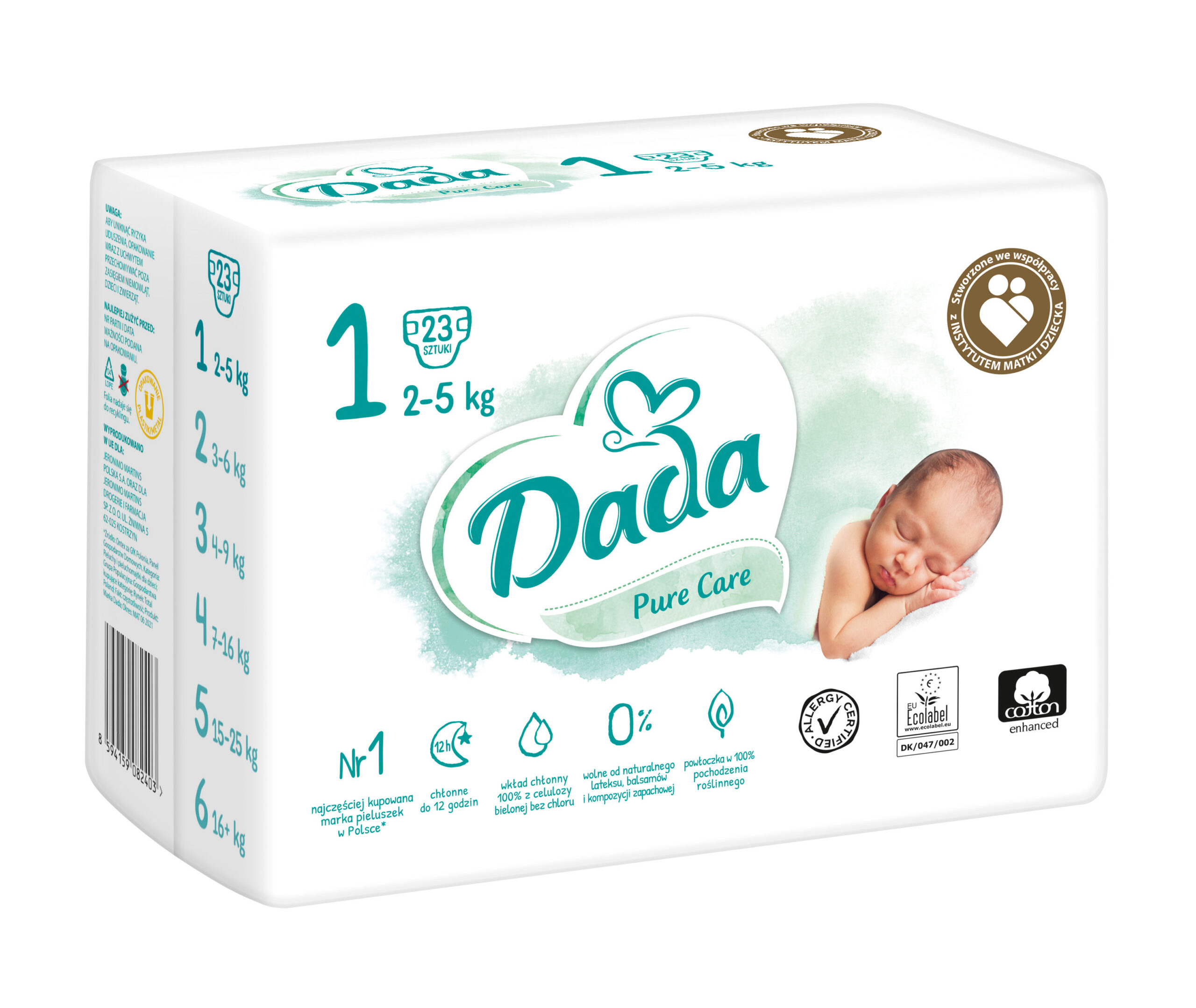 dada little one pampers