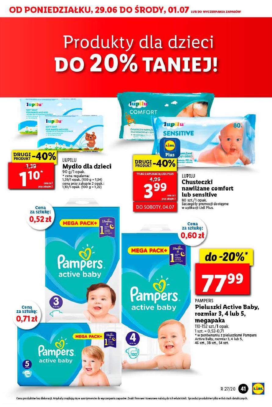 lidl promocja na pampers