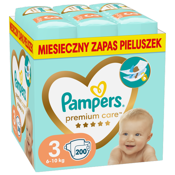 tanie pieluchy pampers premium care 3