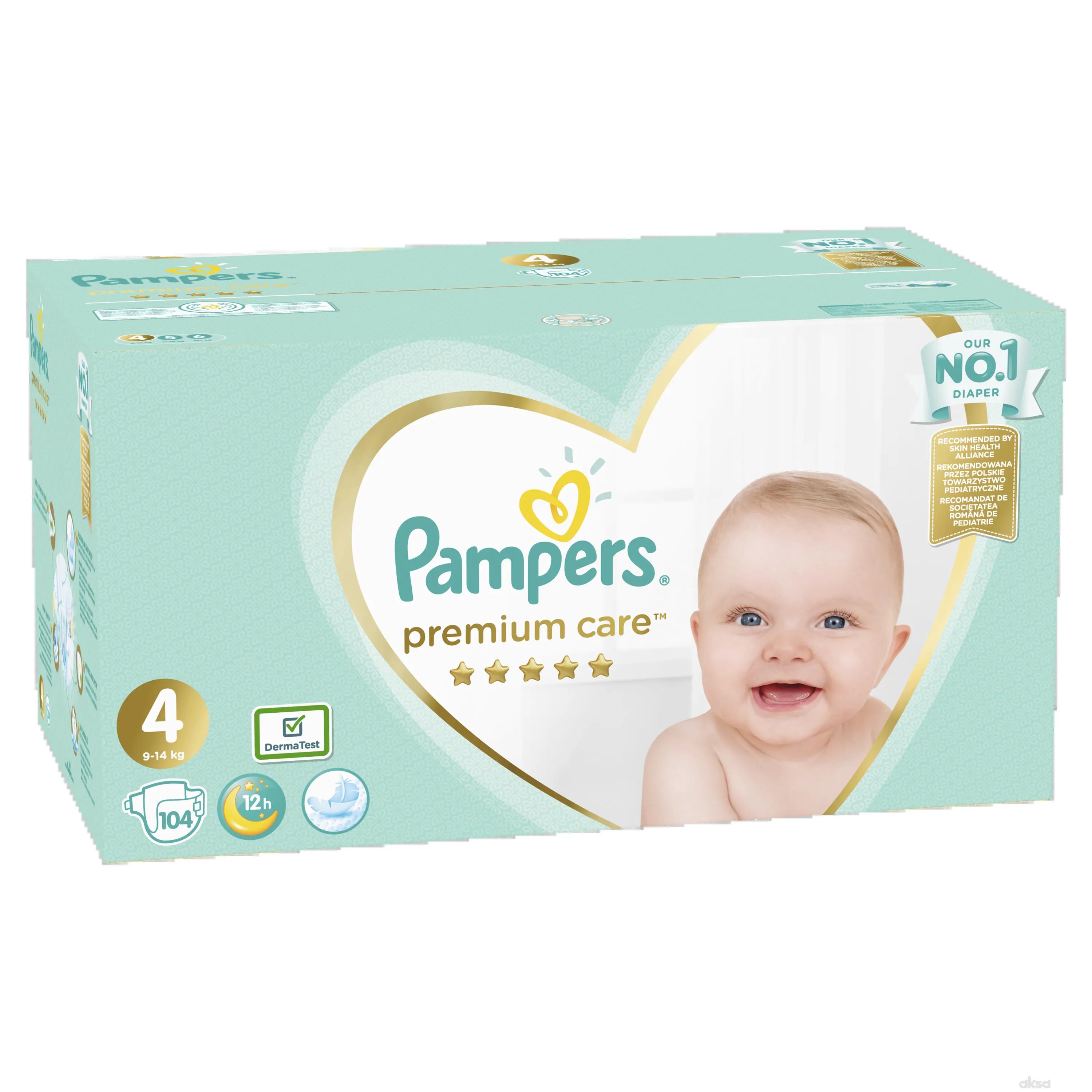 pampers premium care 4 box