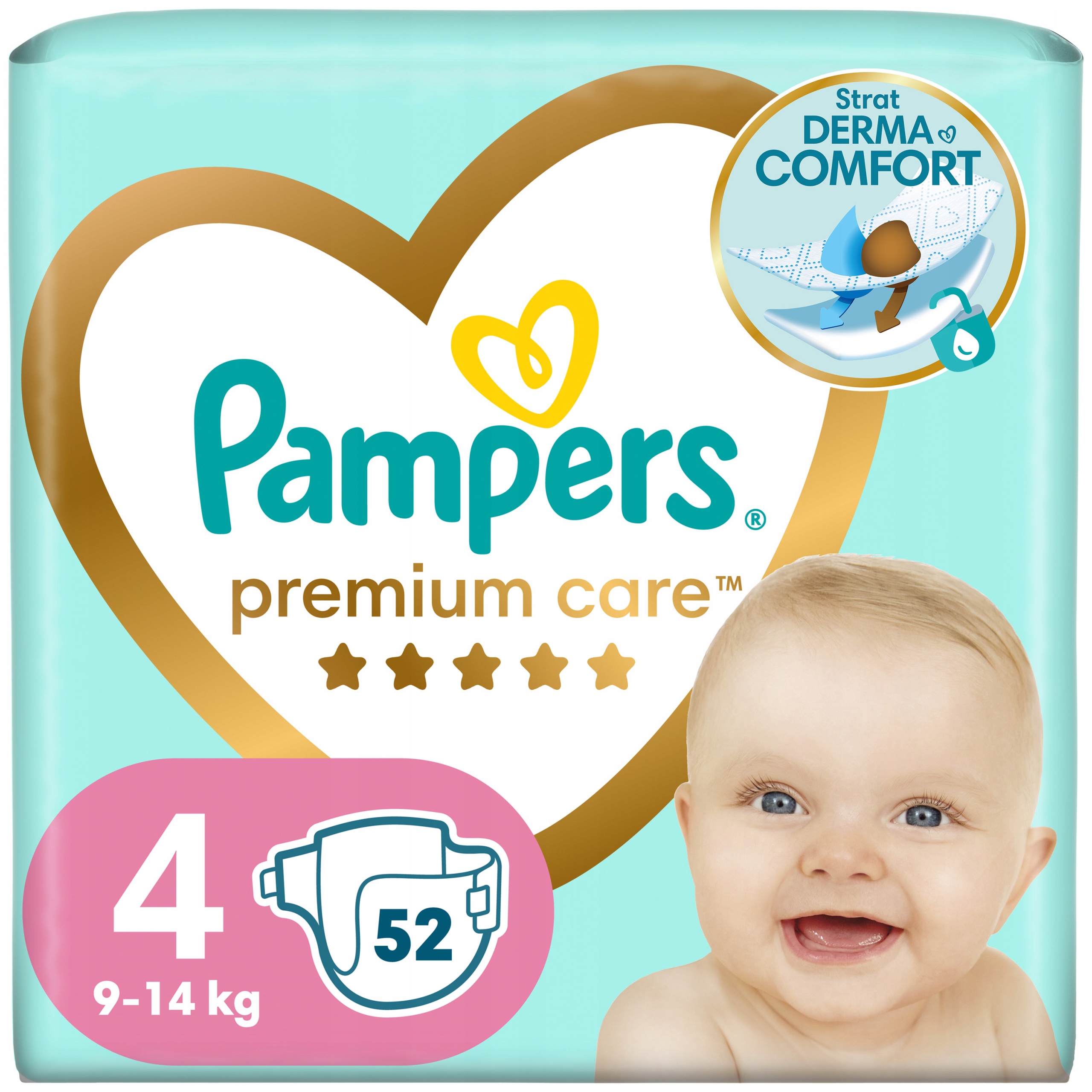 pampers premium 4 52 szt