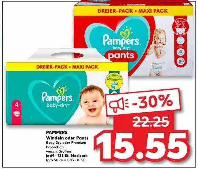 kaufland pampers 4