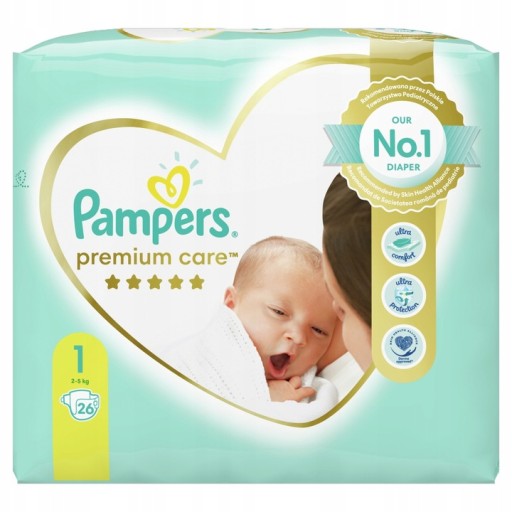 pieluszki pampers premium care newborn 2-5kg 88 szt cena