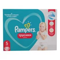 pieluchomajtki pampers pants 5 12-17 kg miesięczny zapas 152