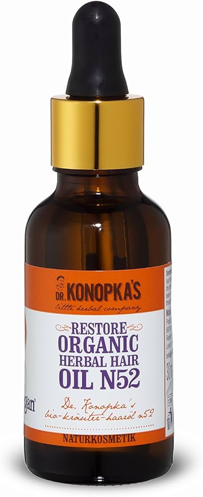 dr konopkas organiczny ziołowy olejek do włosów