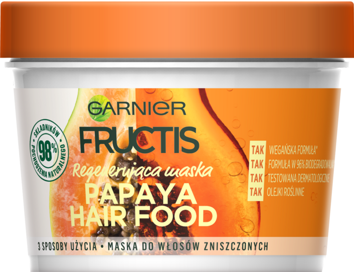 odżywka do włosów garnier fructis hair food