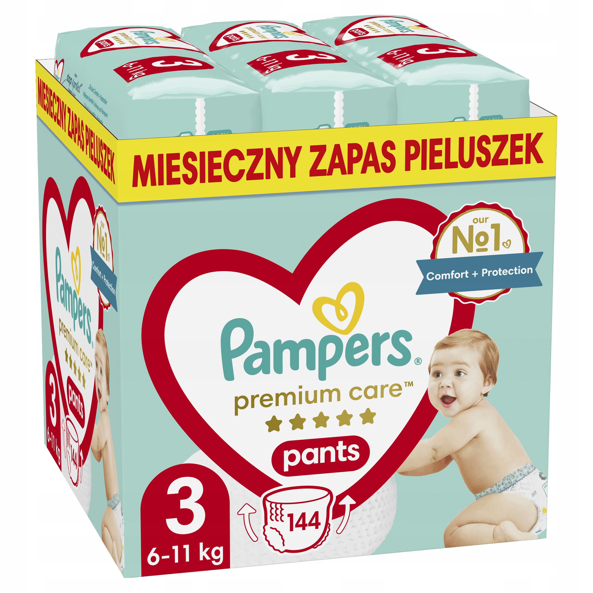 pampers premium care 3 po ile pakowane