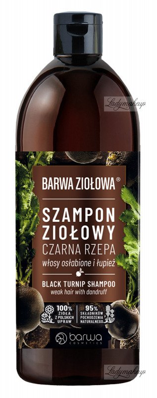 barwa ziołowa szampon do włosów czarna rzepa skład