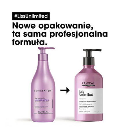 loreal professionnel liss unlimited szampon wygładzający 500 ml