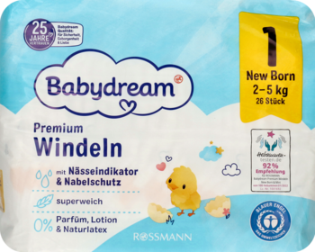 pieluchy rossmann babydream opinie