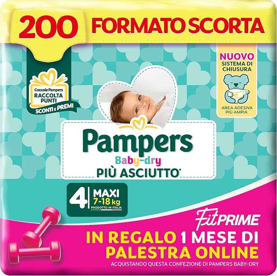 pampers przedział wagowy 4