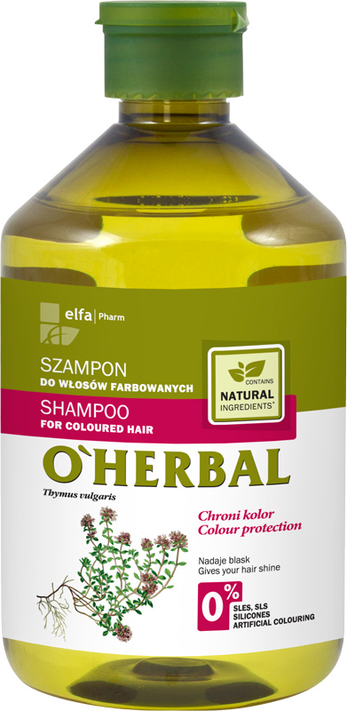 oherbal szampon objetosc