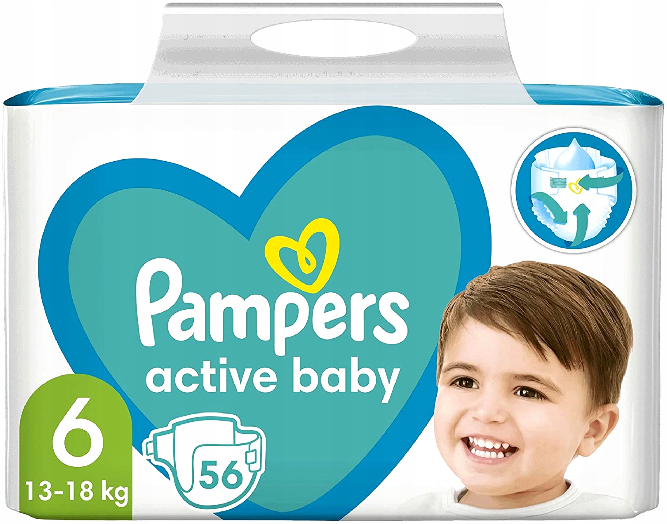 pampers 6 56 sztuk