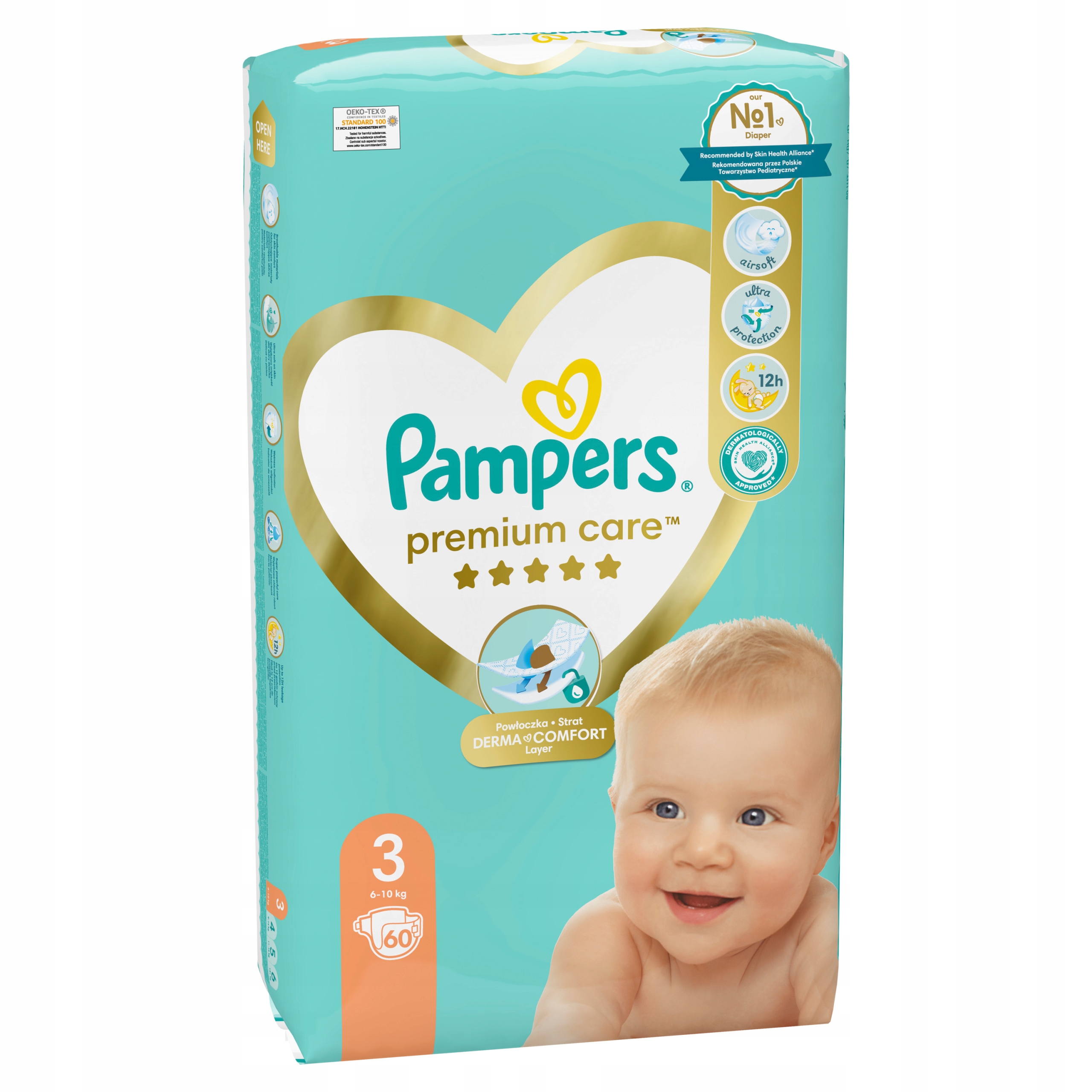 pampers 3 60 szt