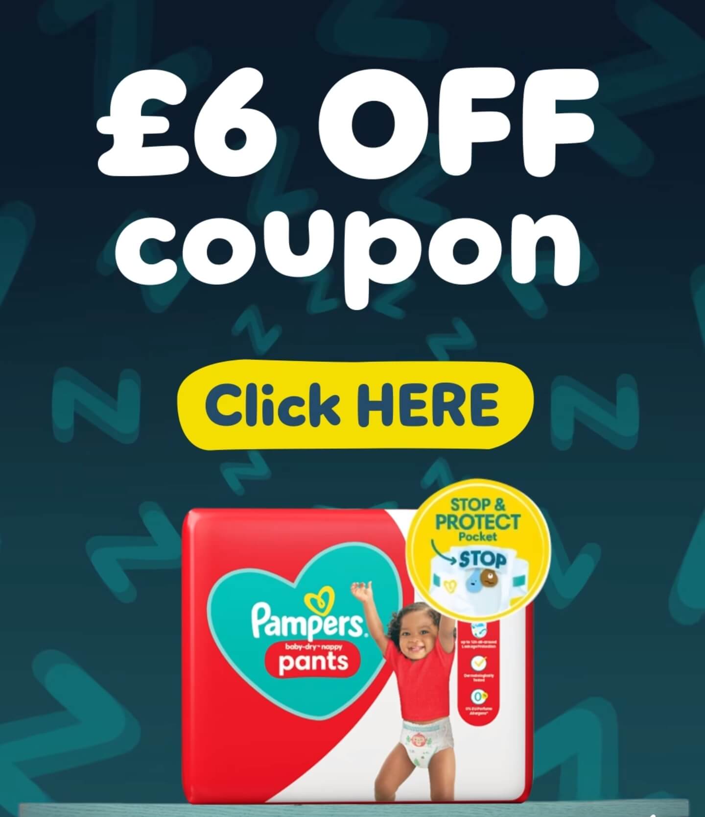 pampers voucher code