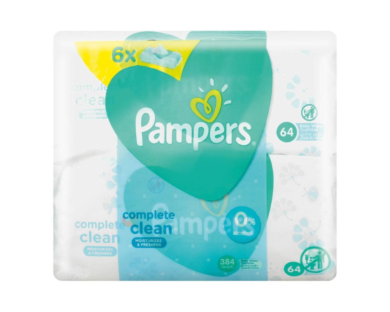 pampers fresh clean 6x64