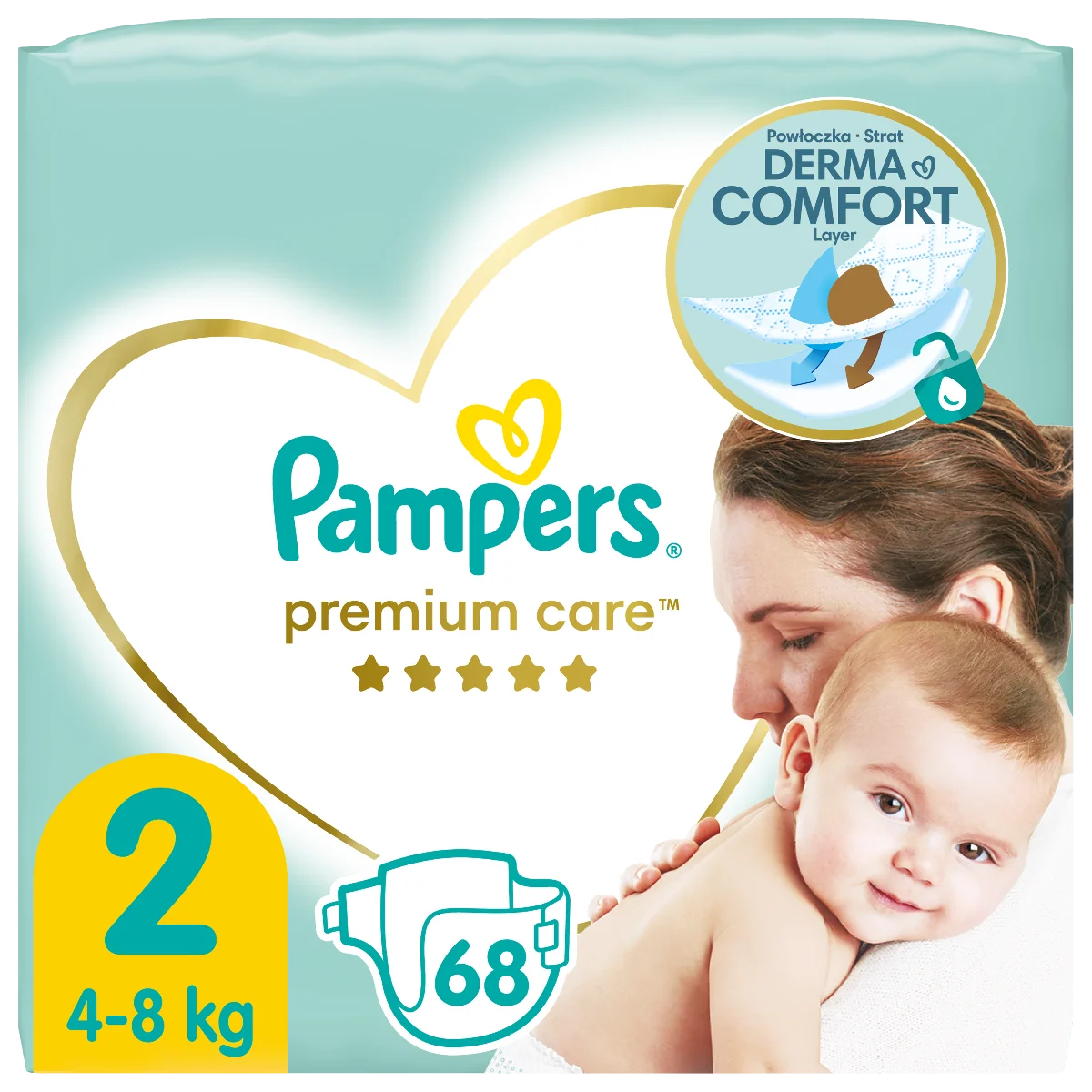 pampers premium care pieluchy rozmiar 2