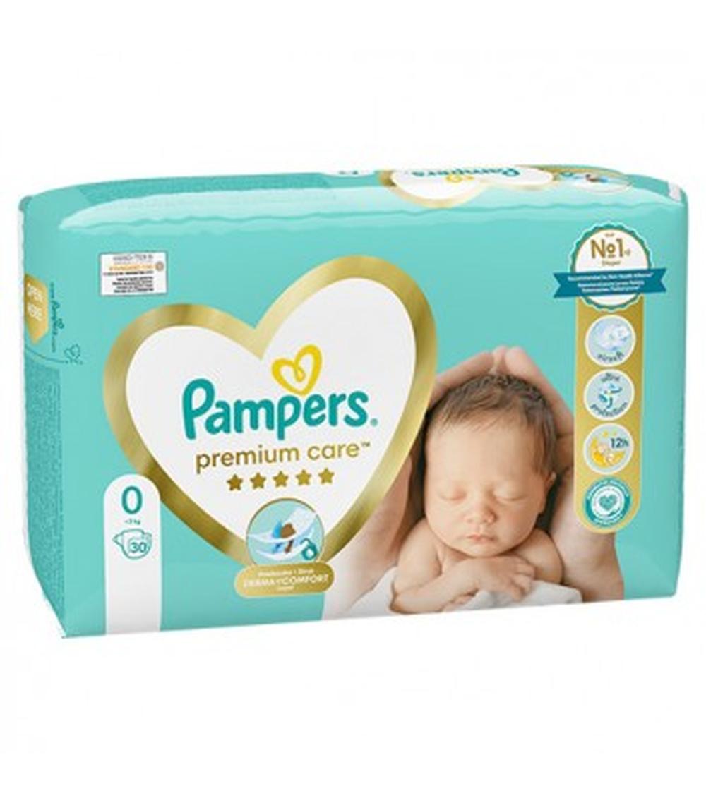 pampers premium care 1barwiące na niebiesko